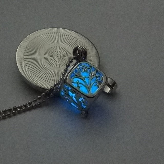 Glowing Antique Luminous Stone  Necklace