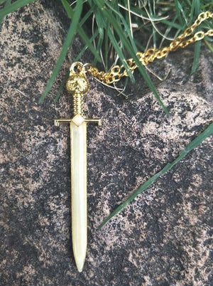 Glowing  Sword Snake  Necklace